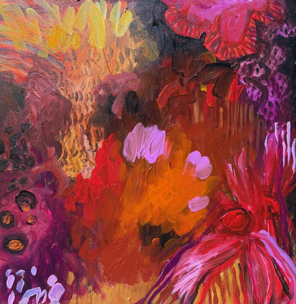 The Red Flower Tree